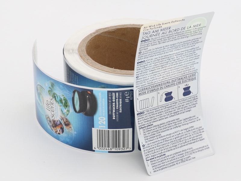 不干胶面印刷双面印刷饮料瓶标签不干胶