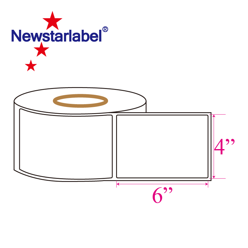 高品质斑马4x6热送货标签250pc /卷