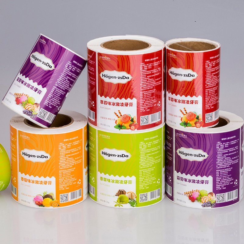 定制CMYK防水不干胶标签不干胶