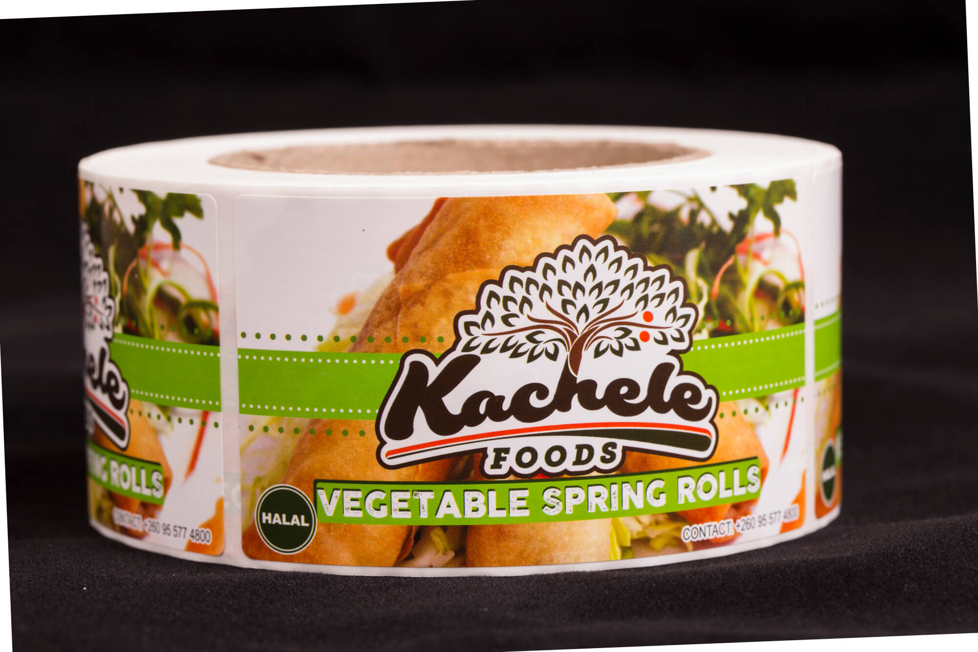 罐头食品包装的粘合剂印刷标签