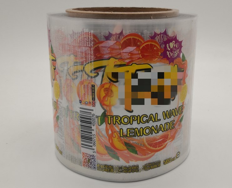 定制透明乙烯基饮料瓶标签贴纸