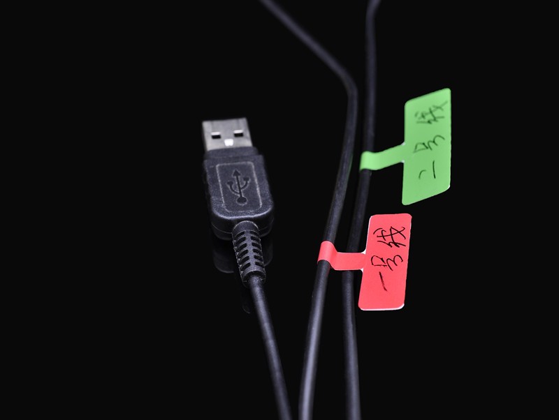 中国工厂定制电缆标签，网络标签，电线贴纸