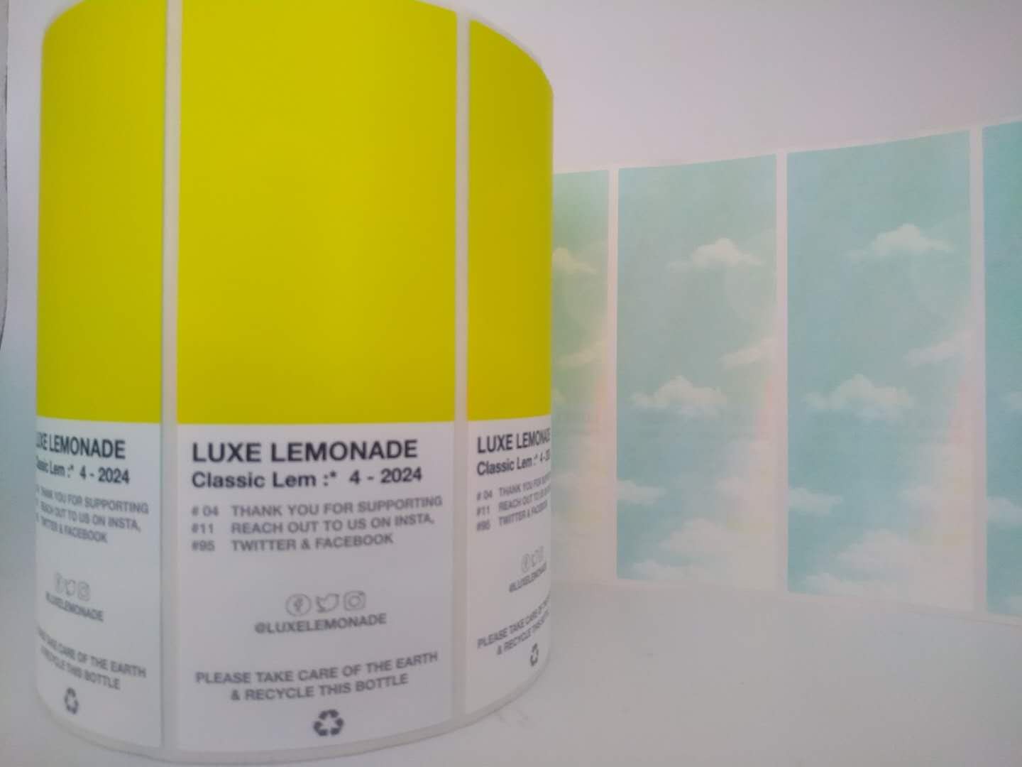 个性化水瓶标签