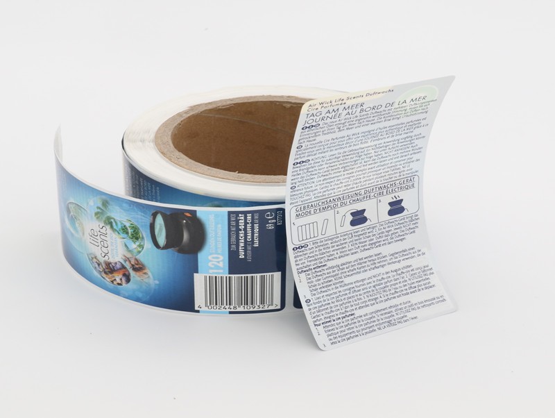 乙烯基双面印刷水标签贴纸